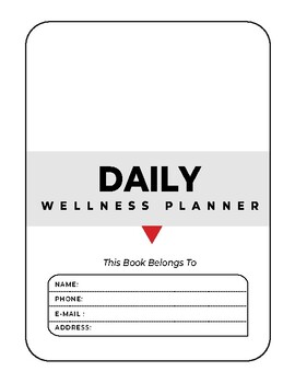Preview of Daily Wellness Planner