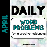 Daily Word Problems: April