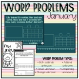 Daily Word Problems | The Whole Year | Add & Subtract in 1