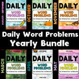 Daily Word Problems YEAR BUNDLE