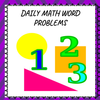 Preview of Daily Word Problems  for Elementary