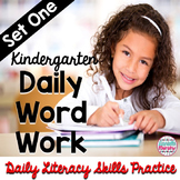 Daily Phonics and Phonemic Awareness for Kindergarten Set 1