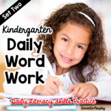 Daily Phonics and Phonemic Awareness for Kindergarten Set 2