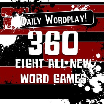 Preview of Daily Wordplay 360! Full Year of Fun Word Game Bellringers