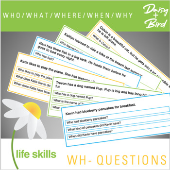 Preview of Wh- Questions  Who/What/Where/When/Why/How