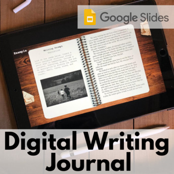 Preview of Daily Writing Digital Journal | Distance Learning Writing Journal