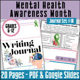 Daily Writing Journal Set #18: Mental Health Awareness | D