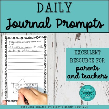 175 Daily Writing Journal Prompts for school or at home learning