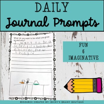 175 Daily Writing Journal Prompts for school or at home learning