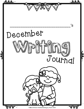 Daily Writing Pages: December by Homeschooling by Heart | TPT