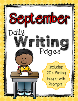 Daily Writing Pages: September by Homeschooling by Heart | TpT