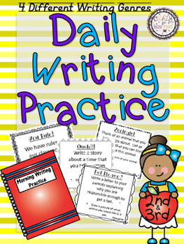 Preview of Daily Writing Practice: Beginning of the Year