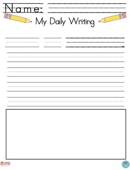 Daily Writing Printables - 10 Versions for Differentiation! #timesaver