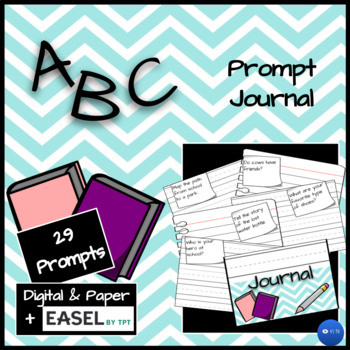 Preview of Daily Writing Prompt Journal FREE | K-2