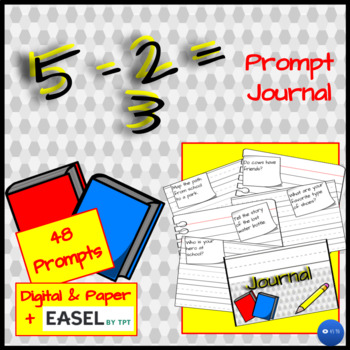 Preview of Daily Writing Prompt Journal Q4 | K-2