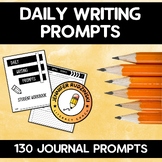 Daily Writing Prompts - Year Long/26 Week Journal