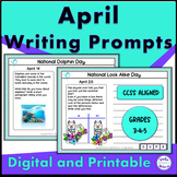 Daily Writing Prompts April Quick Writes Spring Journal Go