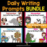 Daily Writing Prompts BUNDLE | Journal Writing For The Ent