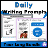 Daily Writing Prompts Bundle Entire Year Quick Writes for 