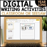 Daily Writing Prompts | Digital Writing Prompts Google Slides