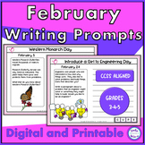 Daily Writing Prompts February Quick Writes