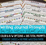 Daily Writing Prompts For the Entire Year