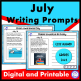 Daily Writing Prompts July Quick Writes