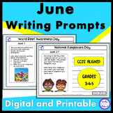 Daily Writing Prompts June Quick Writes