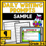 Free Writing Prompts | Paper or Digital | Monthly Sample