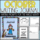 Daily Writing Prompts - October Writing Journal for 1st & 