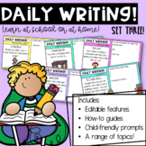 Daily Writing Prompts: Set 3 | Editable Features |