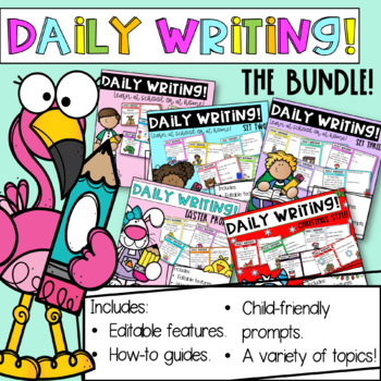 Preview of Daily Writing Prompts: The BUNDLE!