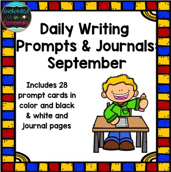 Daily Writing Prompts and Journals- September Set by Enchanted in ...