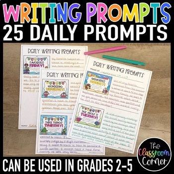 Daily Morning Writing Prompts & Journals for Back to School | TpT
