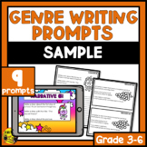 Writing Prompts | Paper or Digital | Genre Sample