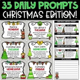 Daily Writing Prompts for Christmas