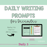 Daily Writing Prompts for December| Creative Writing Promp