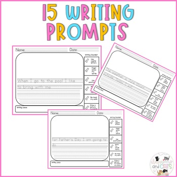 June Daily Writing Prompts for Kindergarten and First Grade | TpT