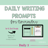 Daily Writing Prompts for November | Creative Writing Prom