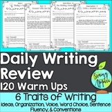 Daily Writing Review of the 6 Traits of Writing Activity -