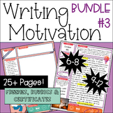 Daily Writing WRITING MOTIVATION Journal BUNDLE #3 | Digit