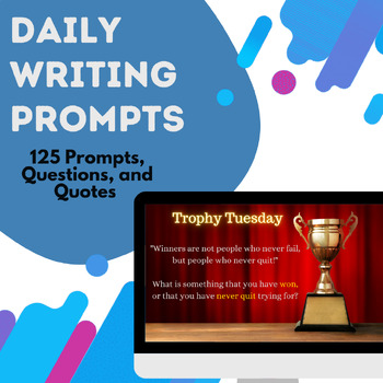 Daily Writing Warm-Ups by The Woolf Den | TPT