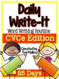 Daily Wrtie-It: Word Writing Routine w/ CVCe Words (Smartb