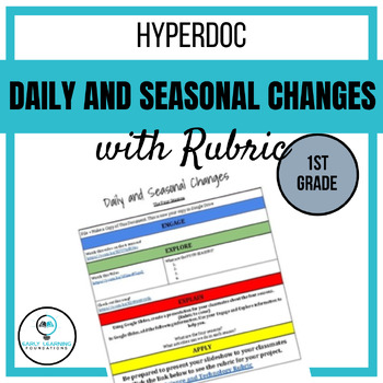 Preview of Daily and Seasonal Changes Hyperdoc