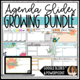 Weekly and Daily Agenda Slides Bundle - Classroom Manageme