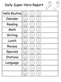 Editable---Daily behavior report