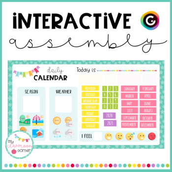 Preview of Daily calendar (Digital assembly) - GENIALLY
