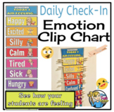 Daily check-In Clip Chart  |  SEL  |  Emotion Clip Chart (