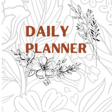 Daily planner printable