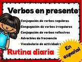 Daily routine / Conjugation of verbs present A1 Spanish